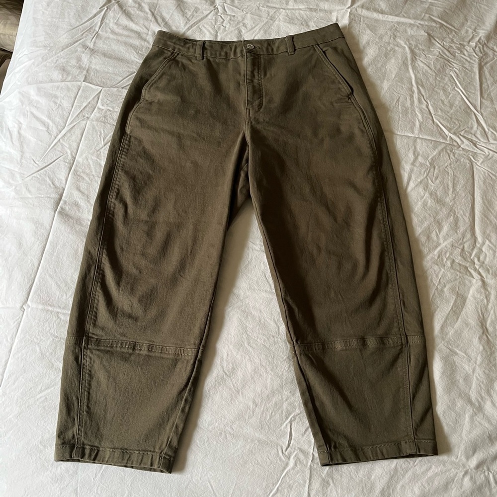 Everlane Utility Barrel Pant Kalamata olive Women’s 14